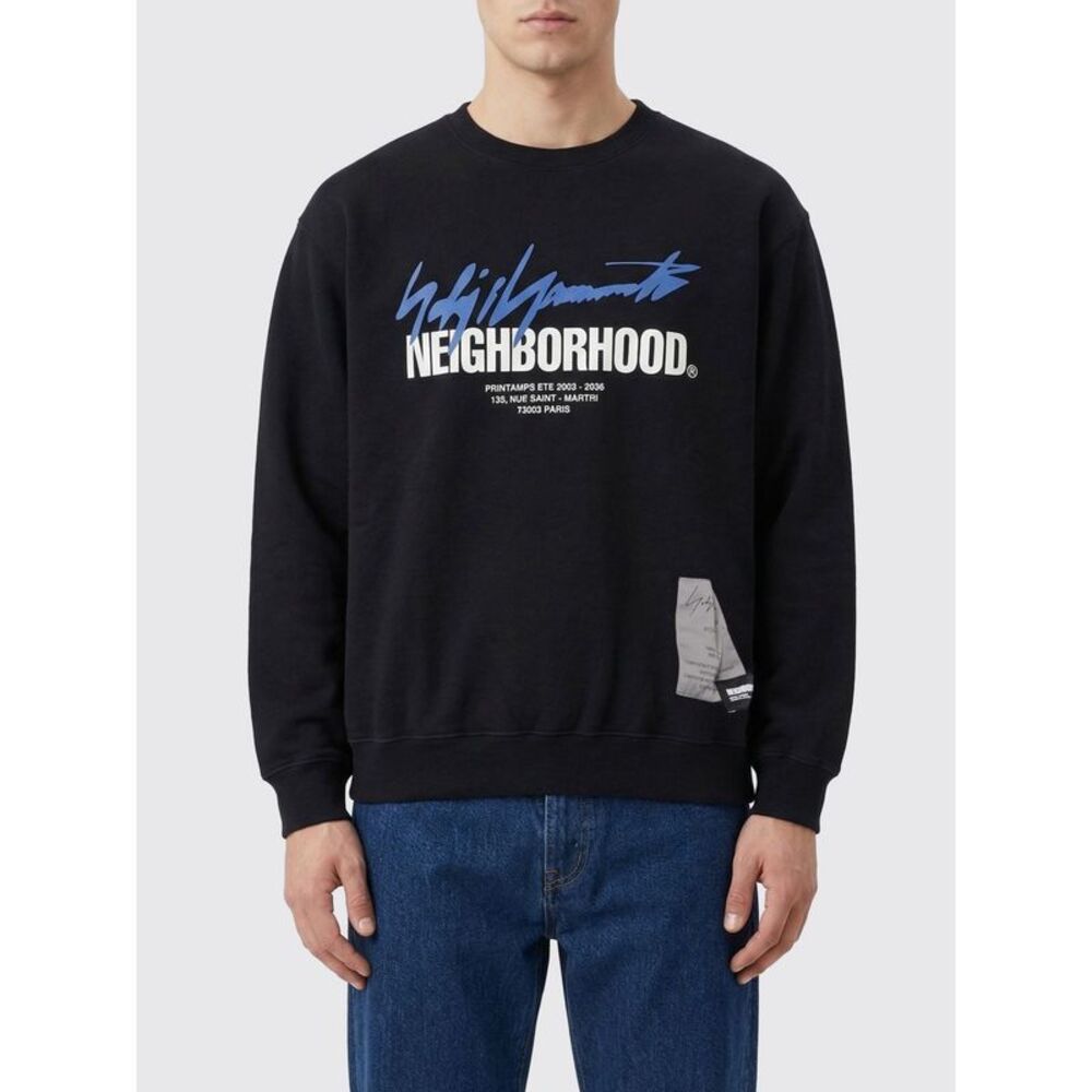 Yohji Yamamoto Men Neighborhood X Yohji Yamamoto Printed Cotton Sweatshirt